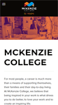 Mobile Screenshot of mckenzie.edu